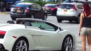 Picking Up Grandmas in a Lamborghini - Gold Digger Prank (Grandmothers in Public) - Pickin