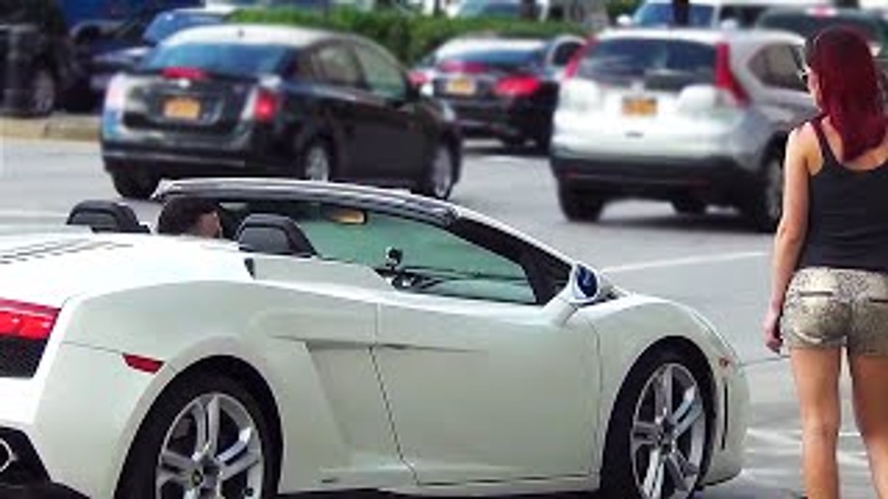 Picking Up Grandmas in a Lamborghini - Gold Digger Prank (Grandmothers in Public) - Pickin