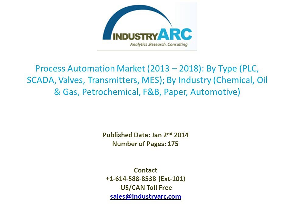 Global Process Automation Market is estimated to grow at a CAGR of 6.4% by 2018.