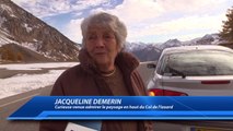D!CI TV : Les sommets du Queyras enneigés, les curieux se sont amassés au Col de l'Izoard