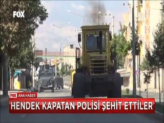 Şırnak'ta hendek kapatan 5 aylık evli polis memurunu şehit ettiler
