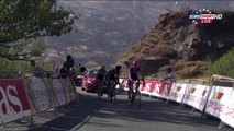 [CRASH] [TEAM Europcar] Jérôme Cousin fall in last KM of La Vuelta 2015 Stage 07