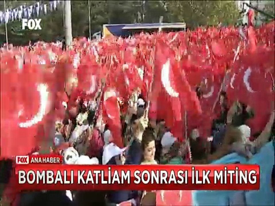 Ahmet Davutoğlu'ndan Bombalı Katliam sonrası ilk miting 'Katil devlet diyene Millet cevabı verir'