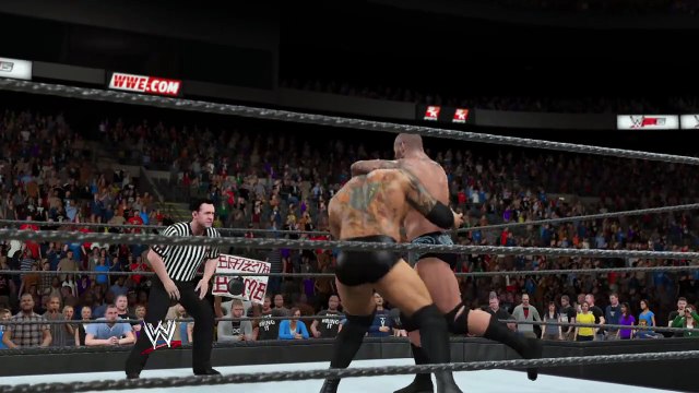 WWE 2K15 batista v randy orton