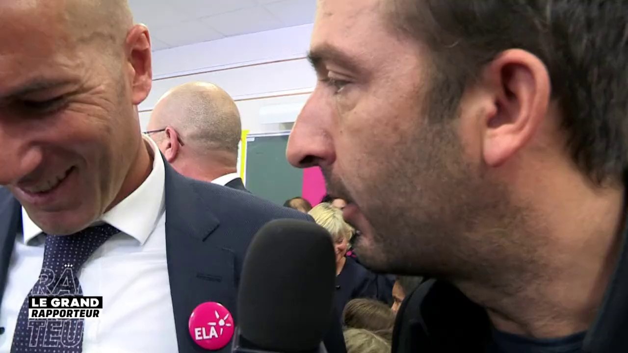 Cyrille Eldin vec Zinedine Zidane - Le Grand Journal du 16/10 - CANAL+