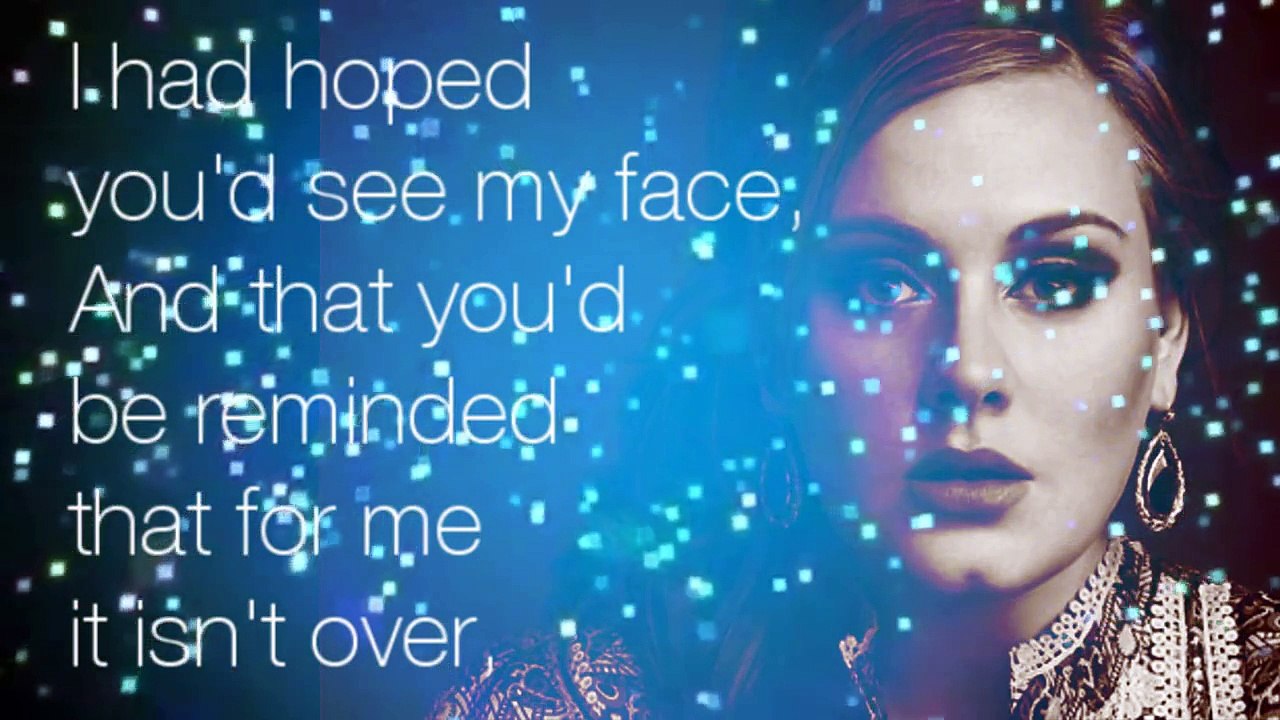 Adele - Someone Like You -  Lyrics