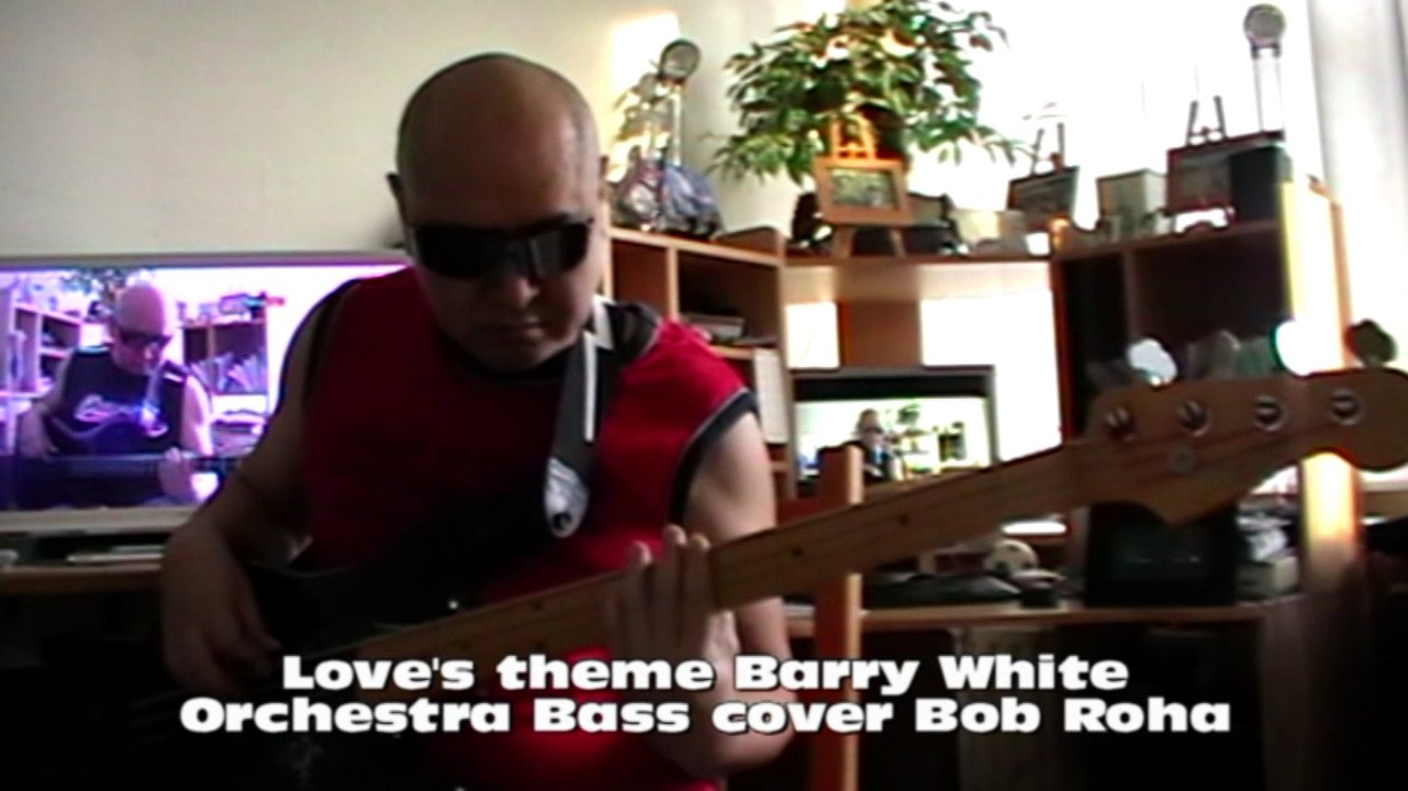 Love's theme Barry White Orchestra HD1080 m1 Bass cover Bob Roha