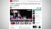 CNBC Reportedly Changes Debate Format Based On Trump’s Demands