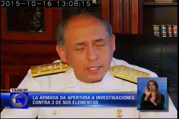 La Armada se refiere a marinos detenidos en posible narcotráfico