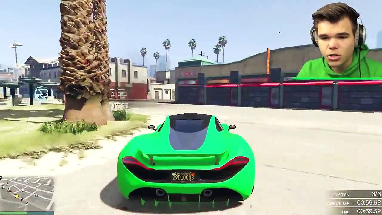 Extreme Windmill Parkour Race (GTA 5 Funny Moments)