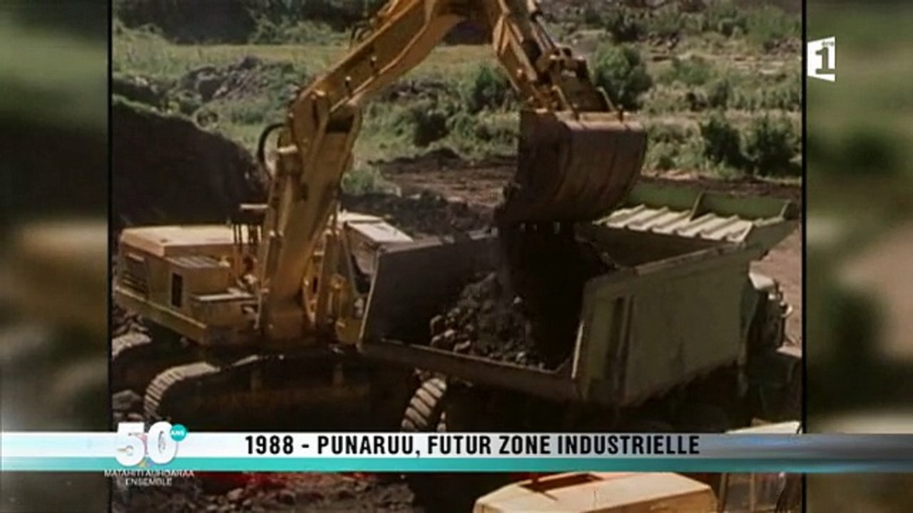 1988-Punaruu, futur zone industrielle - Archives Polynésie 1ère n°36