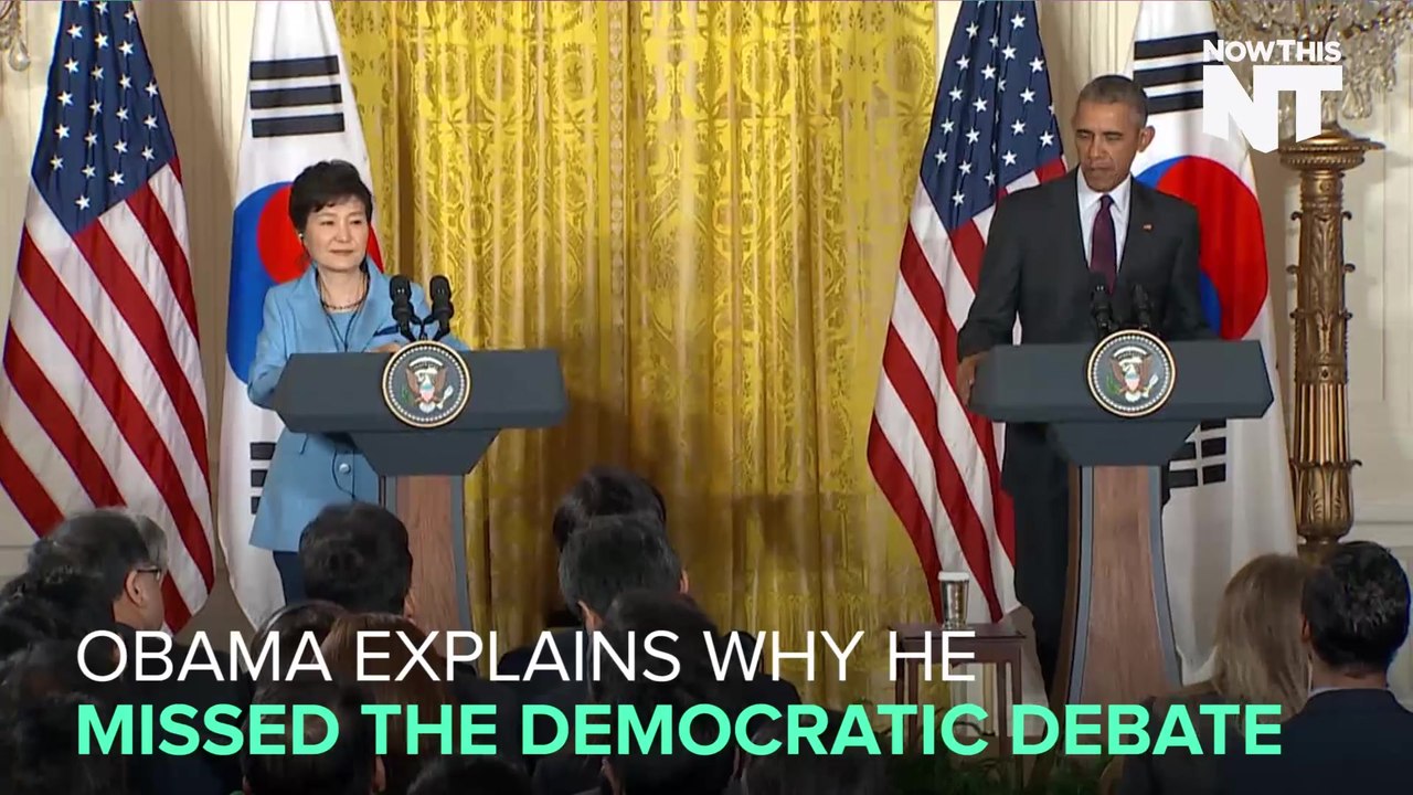 Obama Reveals Why He Missed The Democratic Debate