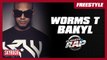 Worms T & Bakyl en freestyle dans le Planète Rap de Kaaris