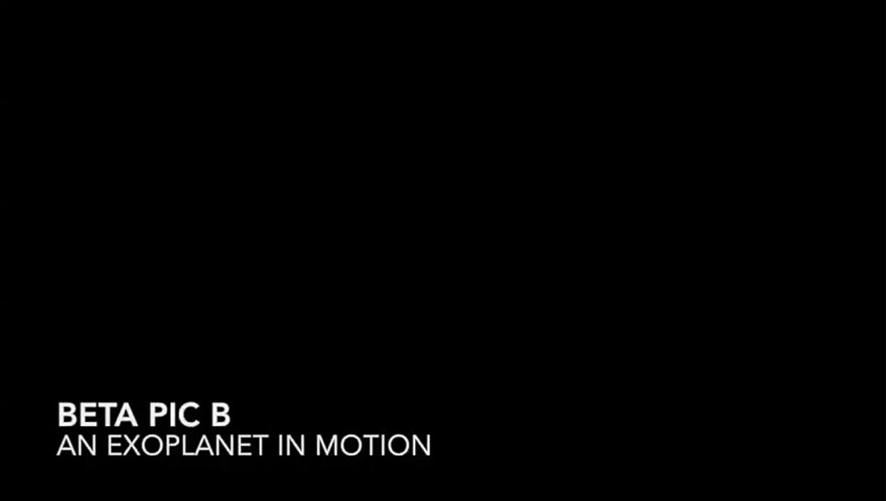 Exoplanet Beta Pic b Orbiting Beta Pictoris