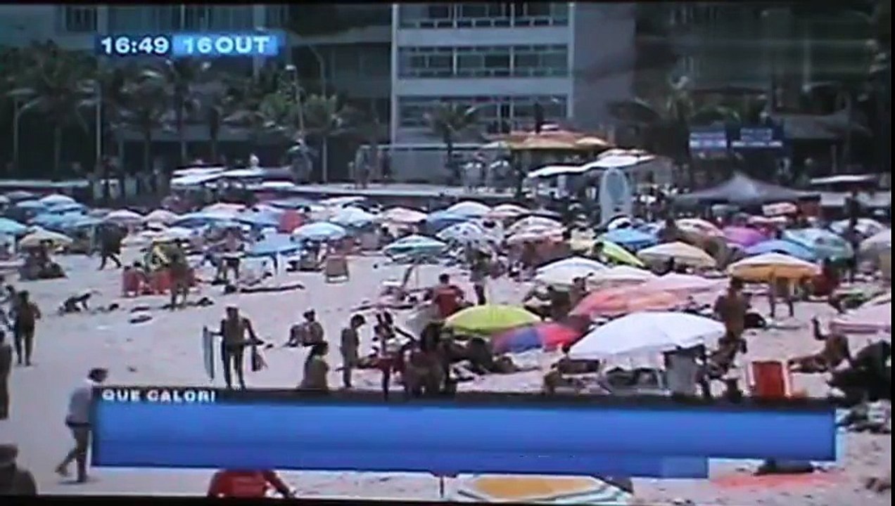 Rio de Janeiro; 3° Maior Temperatura em 100 Anos