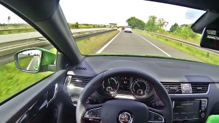Skoda Octavia İ RS Autobahn POV Top Speed Test