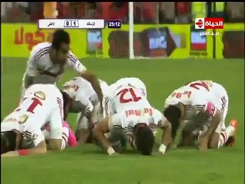 اهداف مباراة الاهلي والزمالك 2/3 في مباراة القمة بالسوبر المصري بتاريخ 15-10-2015