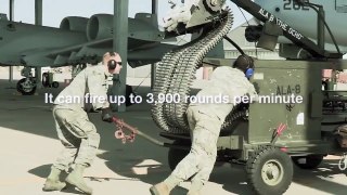 How the US Air Force reloads the largest combat jet gun on the planet...