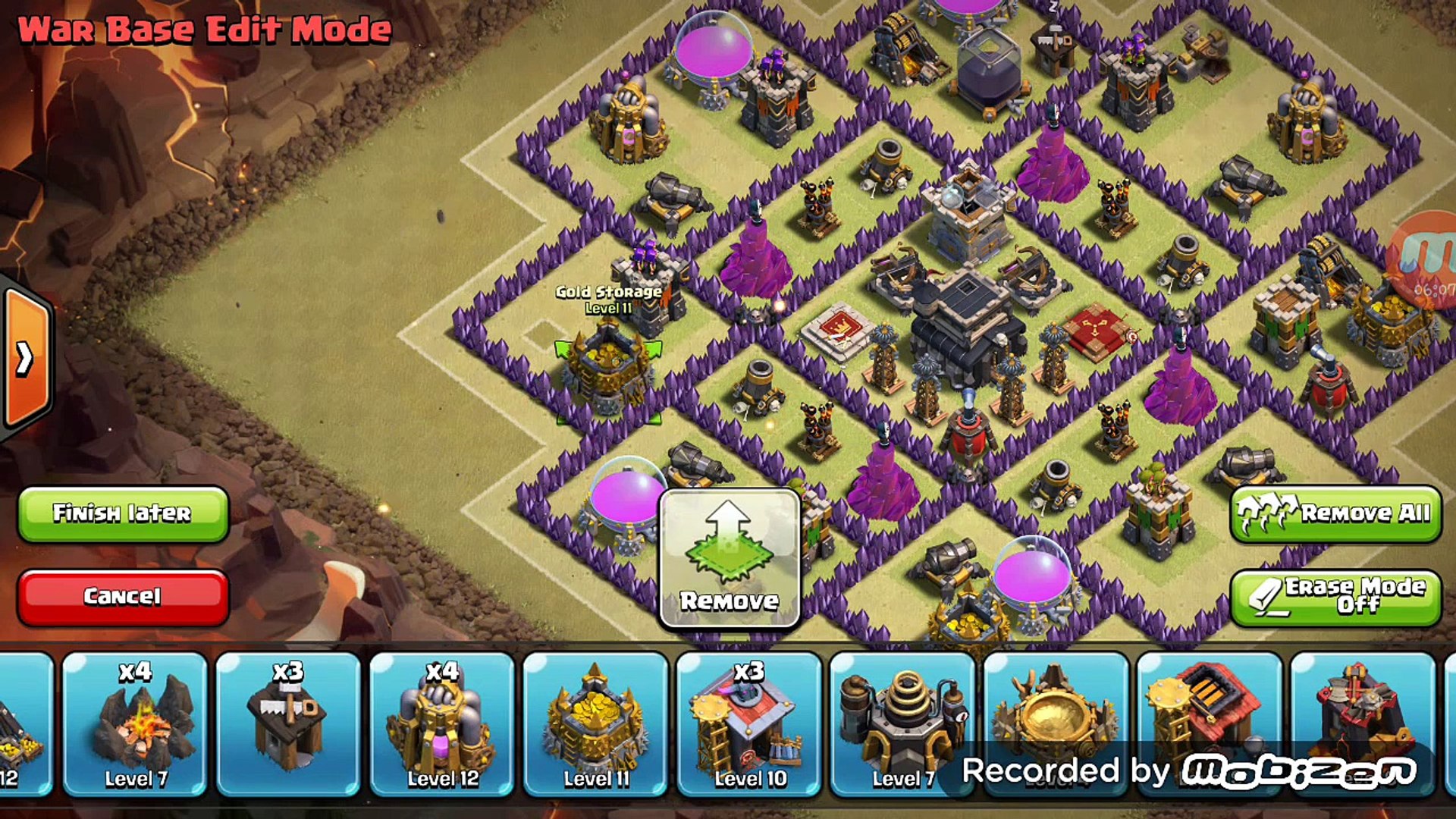 Clash Of Clans The Best War Base Th9 Anti 2 3 Star Dailymotion Video