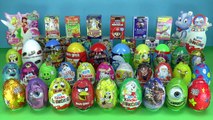 70 Surprise eggs Kinder Surprise Маша и Медведь Disney Pixar Cars 2