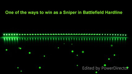 One of the ways to win as a Sniper in Battlefield Hardline