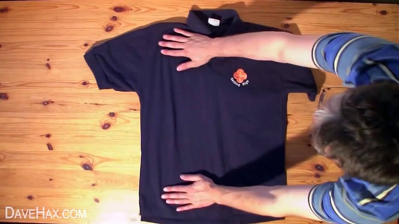 How to Fold a Shirt in Under 2 Seconds