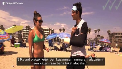 Gözler Kapalı Dokunulan Yeri Tahmin Etme Oyunu (Altyazılı)
