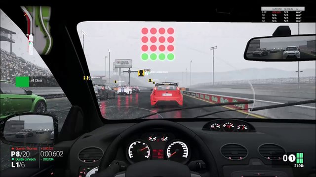 Project Cars Xbox One Ford Focus RS Sonoma Raceway Short Fog and Rain Race