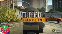 Battlefield Hardline Beta - Mechanic RANK24 DOWNTOWN - HOTWIRE Match Gameplay PS4, Xbox One, PC