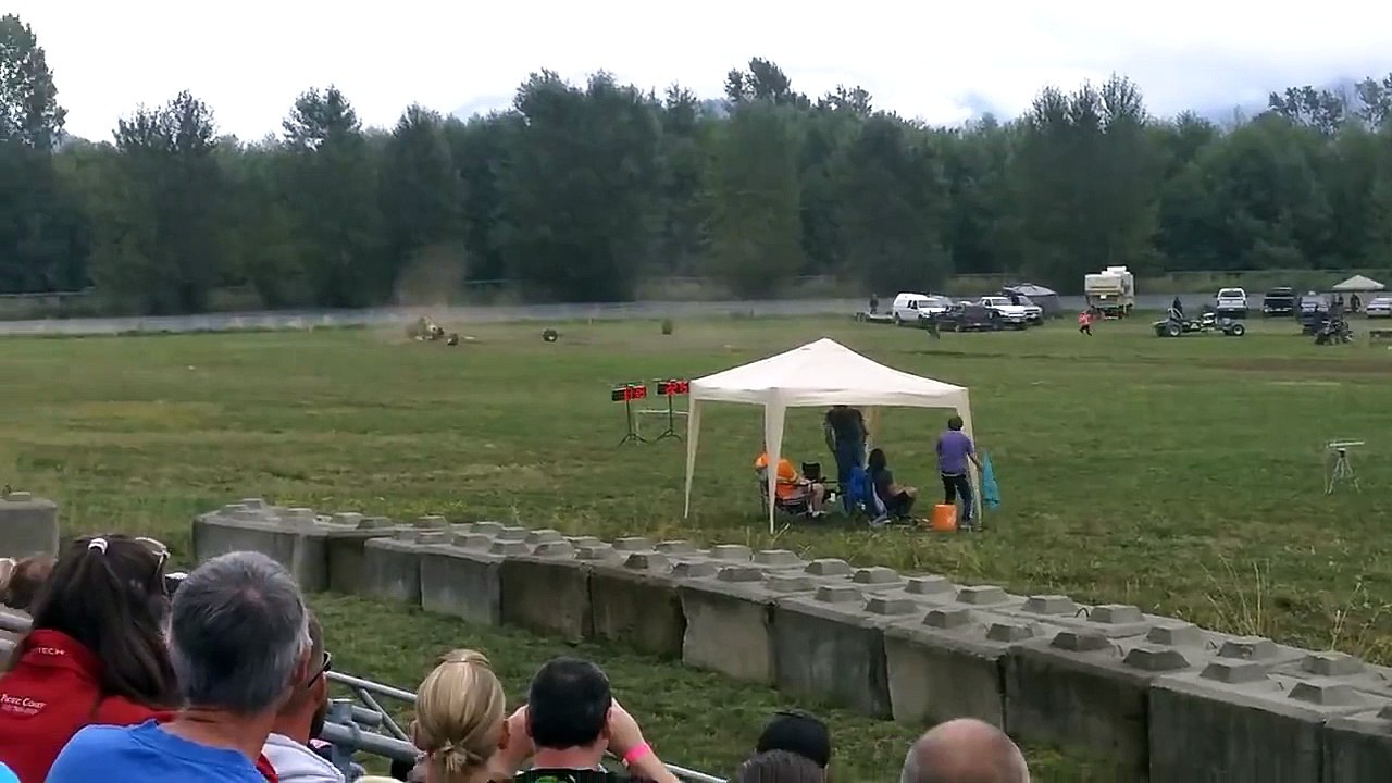 Terrifying Crash at Drag Race