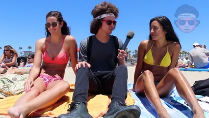 ASKING HOT GIRLS AT THE BEACH ABOUT MY HAIR.