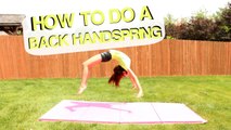 How To Do A Back Handspring For Beginners