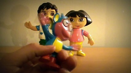 DORA the EXPLORER with DIEGO & BOOTS Dora la Exploradora Stop Motion Animation Video
