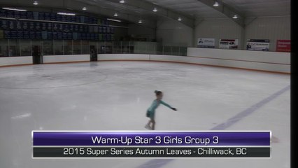 Autumn Leaves 2015 - Rink 2 - STAR 3 Girls Group 3