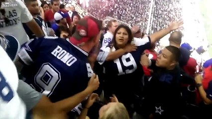 Fight at the Cowboys Game Involving Girl Bully