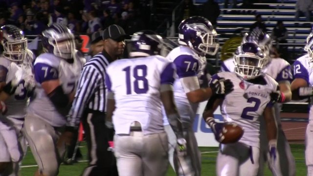 No. 15 Gonzaga upsets top-ranked DeMatha, 24-14