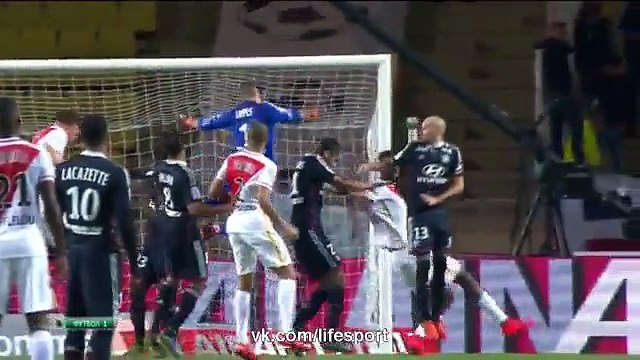 AS Monaco 1-1 Lyon All Goals & Full Highlights 16.10.2015 HD