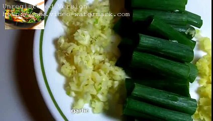 Stir Fry Spicy Squids and Vegetables