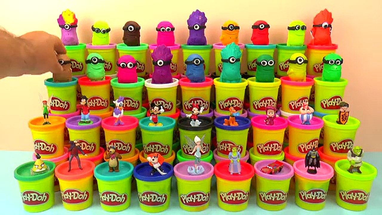 36 Play-Doh Minions Despicable Me 2 Unboxing Миньоны Les Minions 미니언즈 ミ��