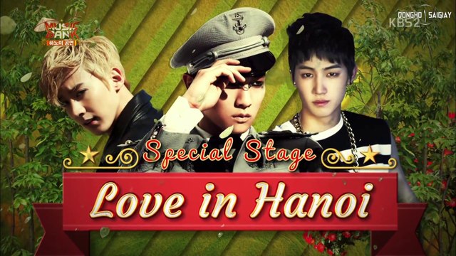 [Engsub+Kara][donghosaigiay] 150408 Yêu Lại Từ Đầu - Music Bank In Hanoi (1080p)