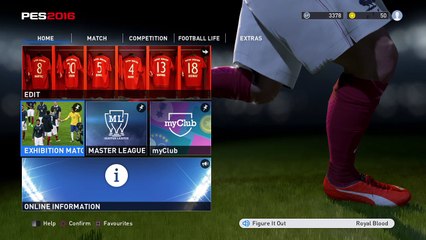 Pro Evolution Soccer 2016 Configuration Controller