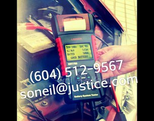 Burnaby North Vancouver's "Honest-For-Sure" Car Battery Diagnostic Service