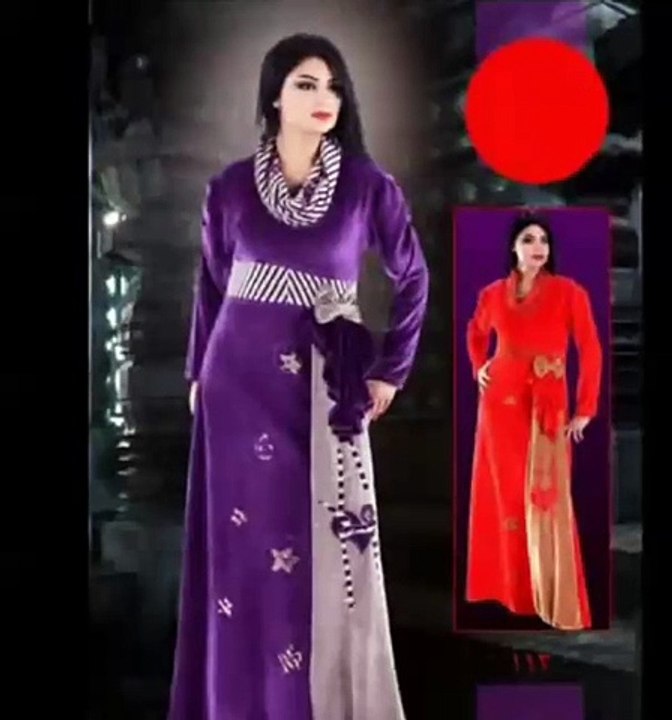 اخر صيحة قنادر القطيفة لشتاء 2016