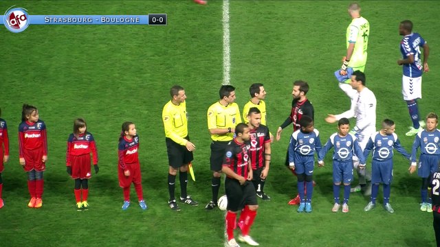 J10 National 2015 - 2016 : RC Strasbourg - US Boulogne Côte d'Opale