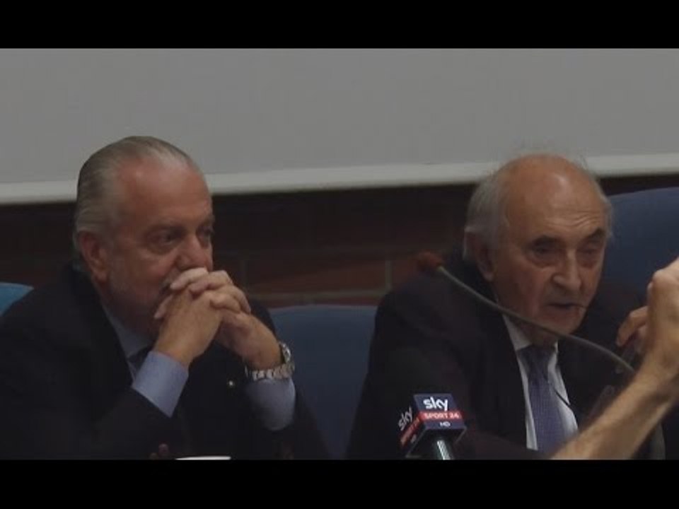 Napoli - Ferlaino: "Non servono più stadi da 80mila persone" (16.10.15)