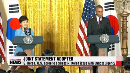 S. Korea, U.S. adopt joint statement on N. Korea