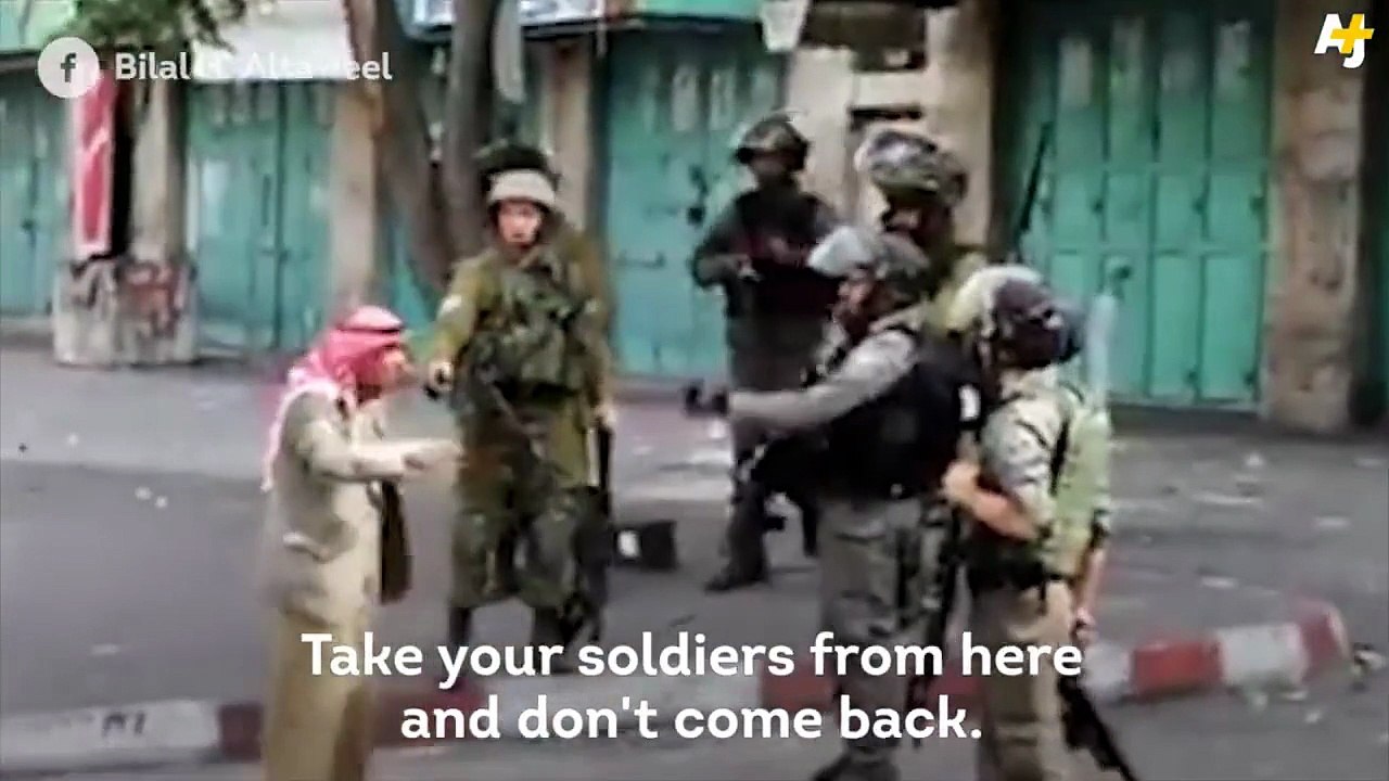 This old Palestinian Man Have a Lion Heart