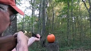 Pumpkin-Carving-with-a-Henry-Rifle