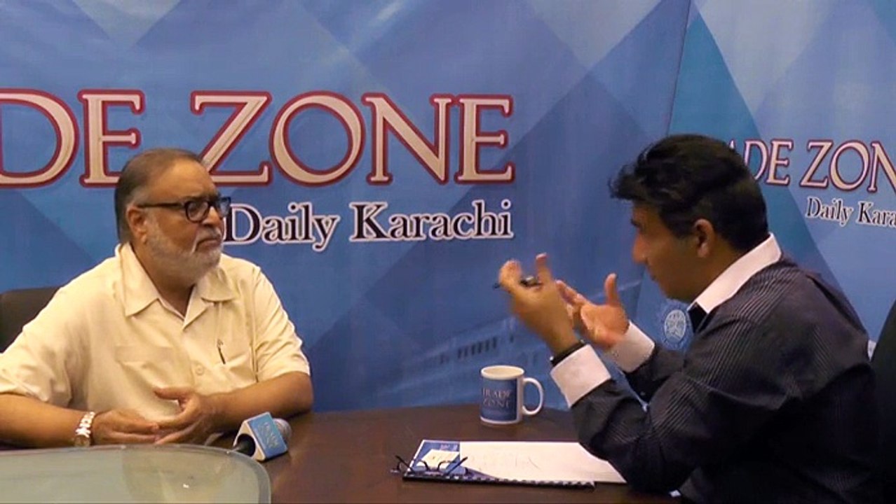 A.K. Memon hosting forum Jawed Ali Ghori - President, Federal B. Area Association of Trade & Industry & Managing Directo