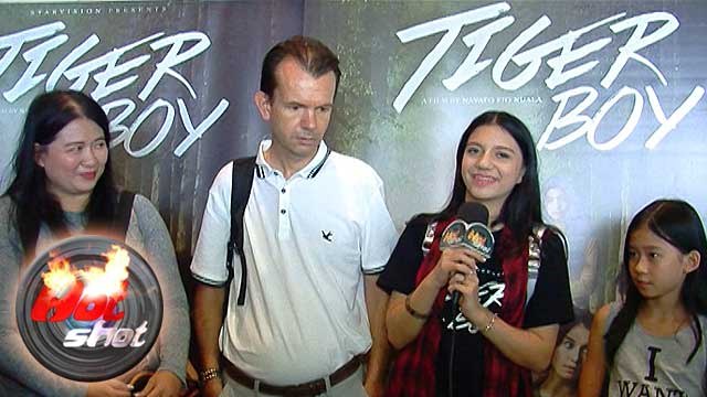 Cassie Ajak Keluarga Nobar Film Tiger Boy - Hot Shot 17 Oktober 2015